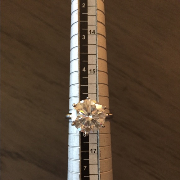 Sold -Charles & Colvard Moissanite 14k Forever One - Picture 2 of 8